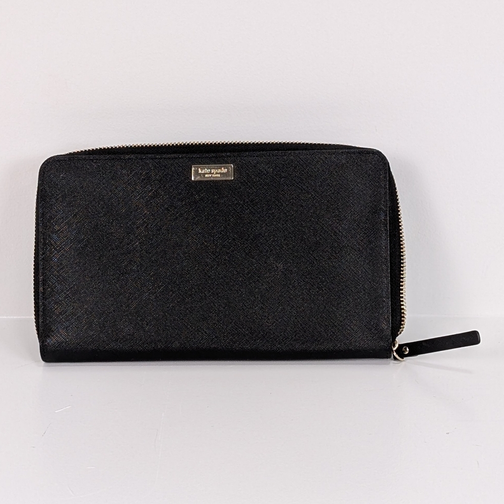 Kate Spade Black Zip Wallet